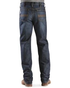 Cinch Men's Silver Label Dark Wash Slim Straight Jeans