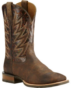 Ariat Challenger Branding Iron Brown Western Boots