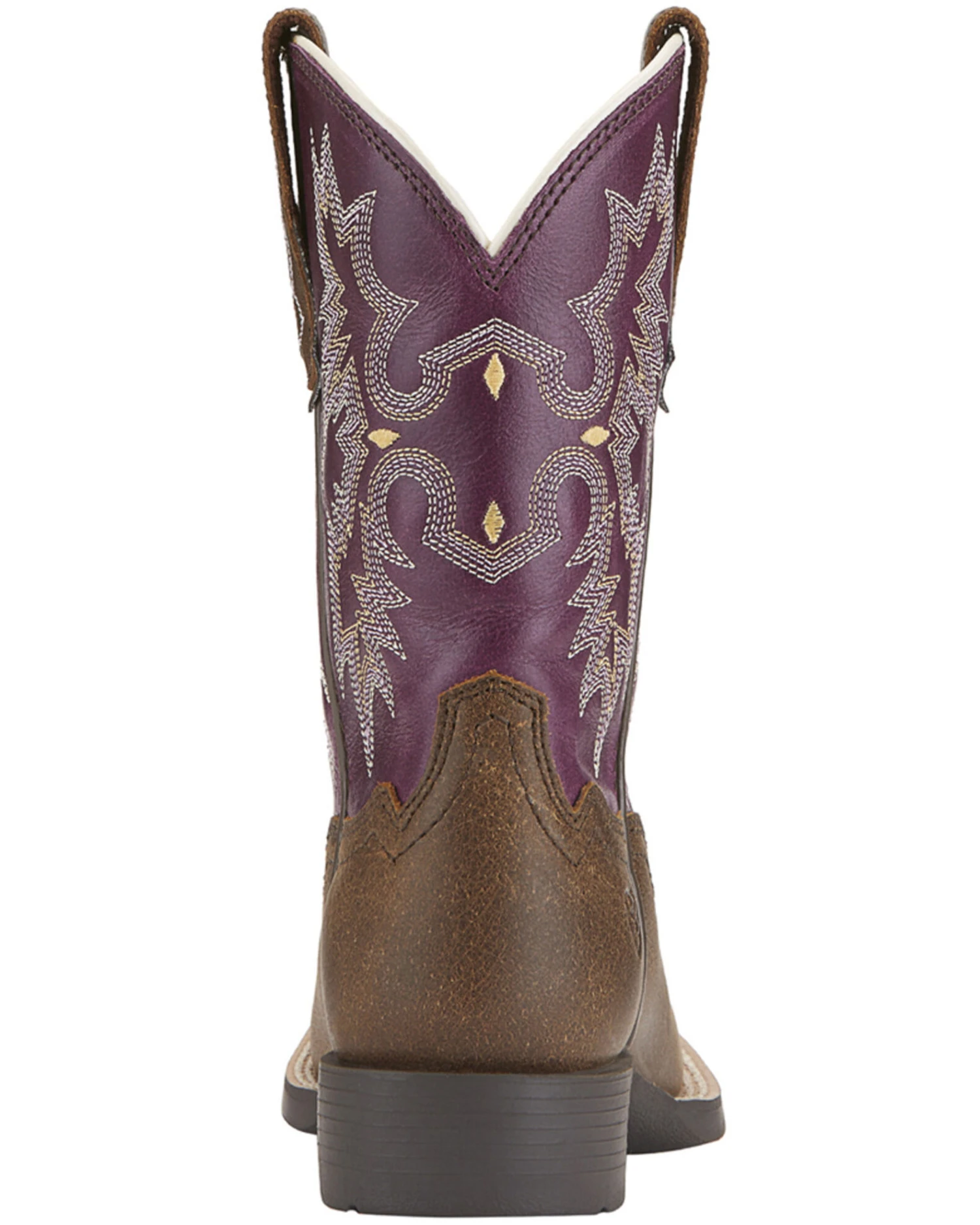 Ariat Girls' Tombstone Western Boots - Broad Square Toe - Image 5