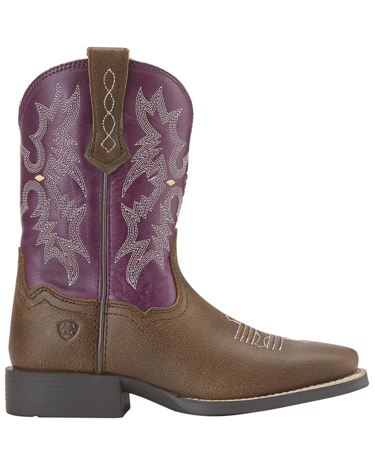 Ariat Little Girls' Tombstone Boots - Square Toe - Image 2