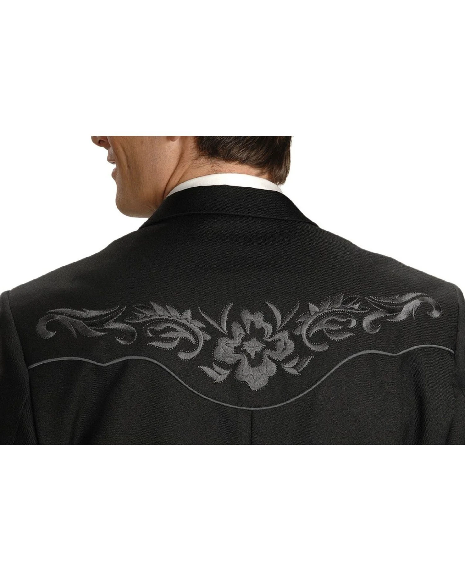 Scully Men's Floral Embroidery Western Jacket - Image 2