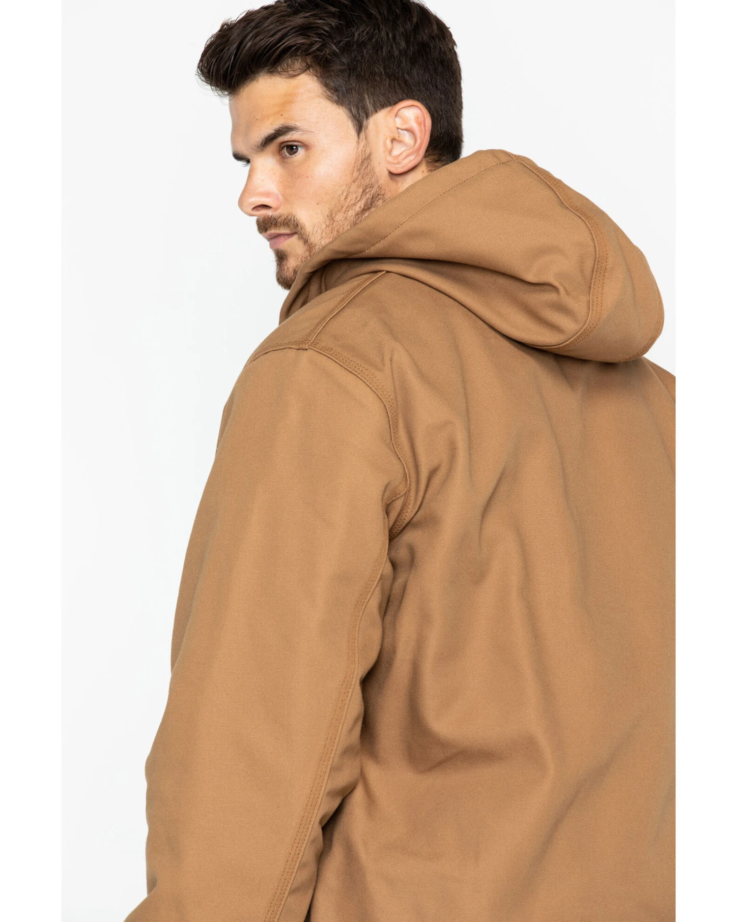 Carhartt Men's FR Duck Active Hooded Jacket - Image 3