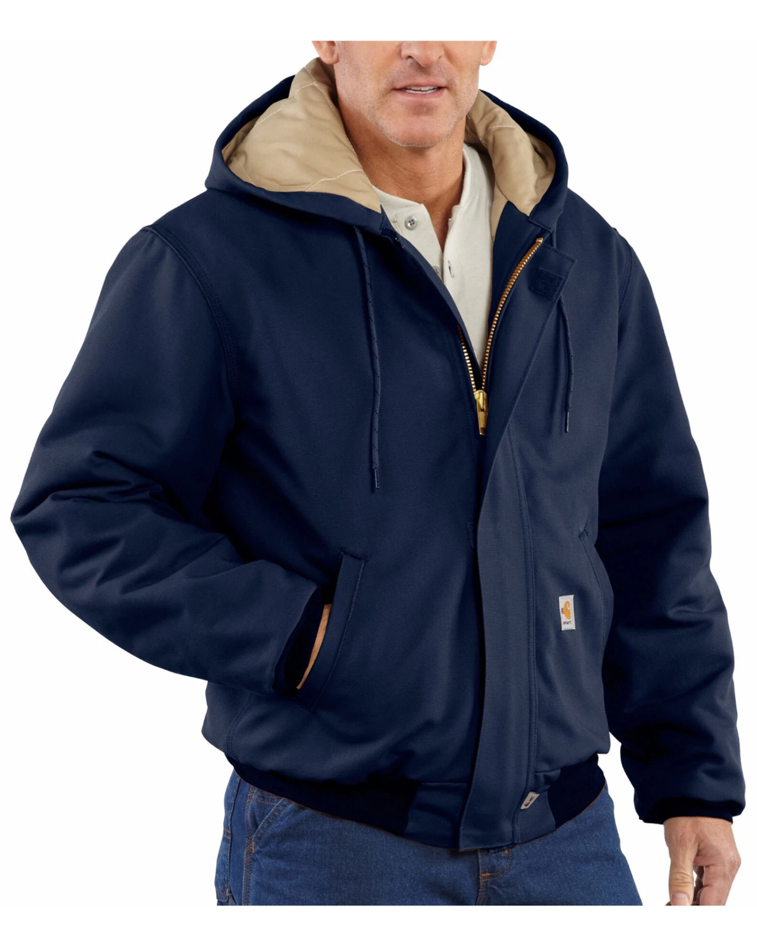 Carhartt Men's FR Duck Active Hooded Jacket - Big & Tall - Image 2