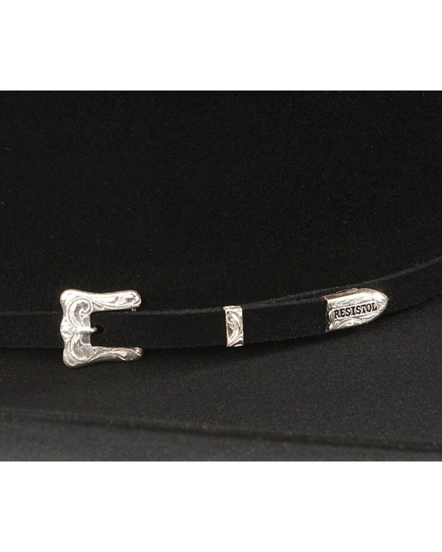 Resistol Hats Men's Black Gold Beaver Fur Felt Hat - Image 2