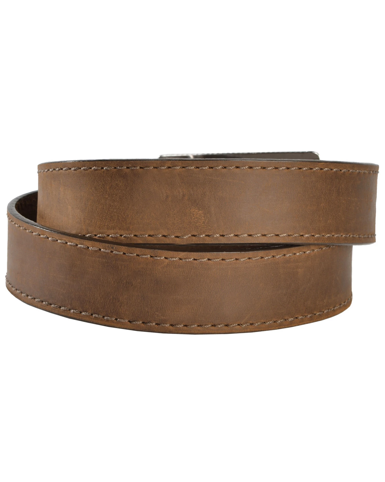 Justin Men's Flying High Leather Belt With Flag Buckle - Image 2