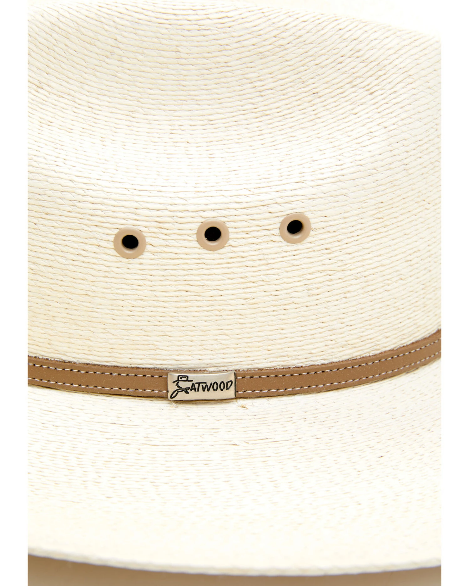 Atwood Men's Throroughbred Low Crown Palm Cowboy Hat - Image 2