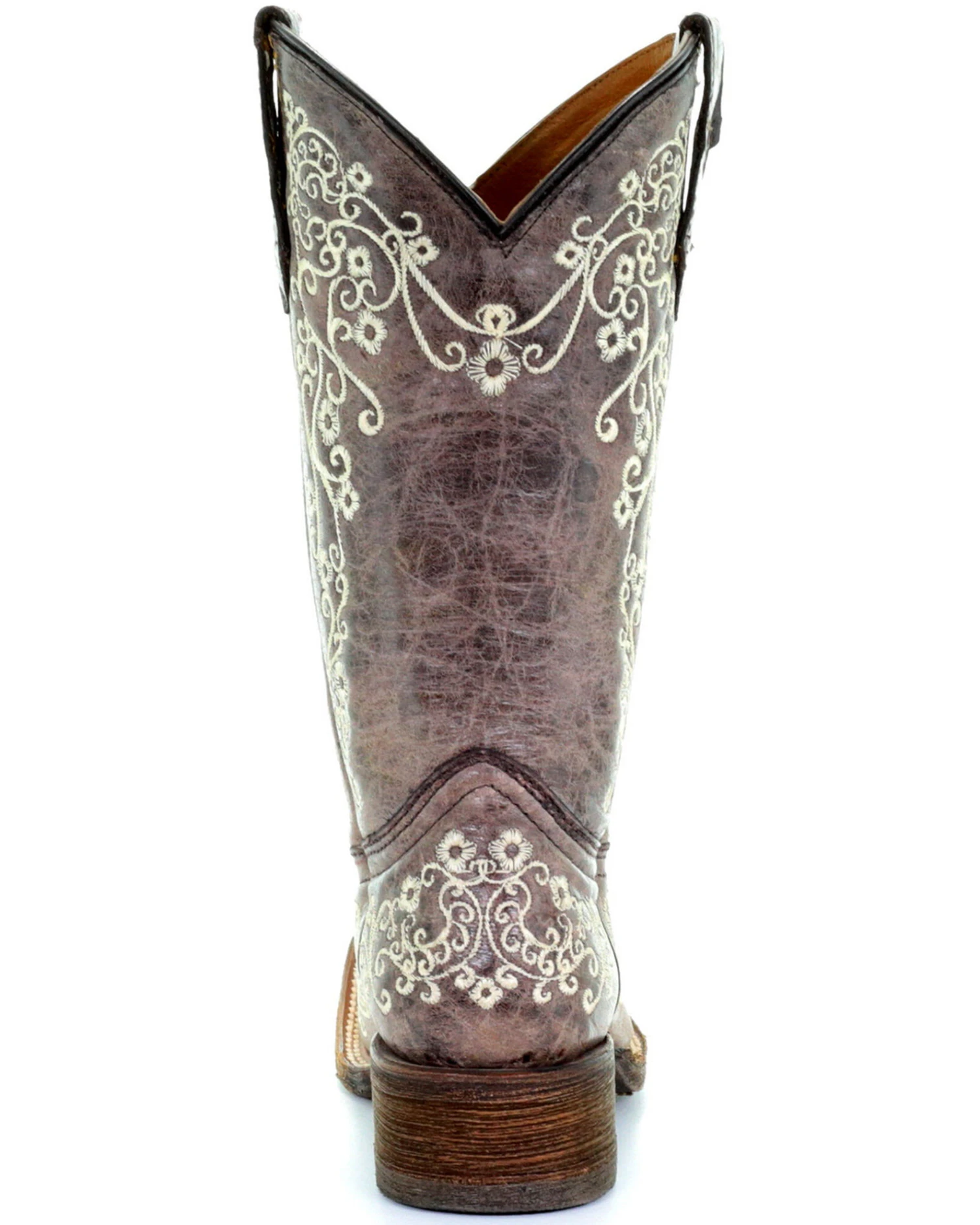 Corral Kids' Embroidered Square Toe Western Boots - Image 7