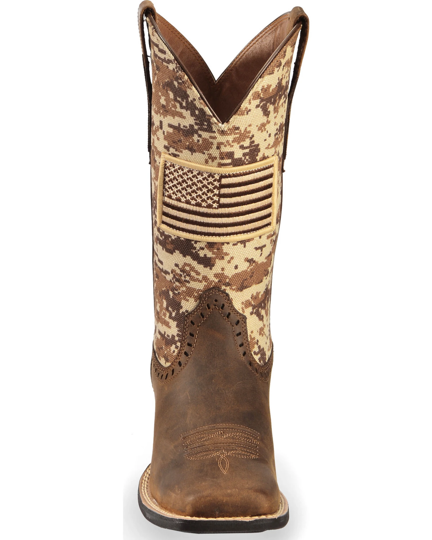 Ariat Women's Round Up Patriot Western Performance Boots - Broad Square Toe - Image 4