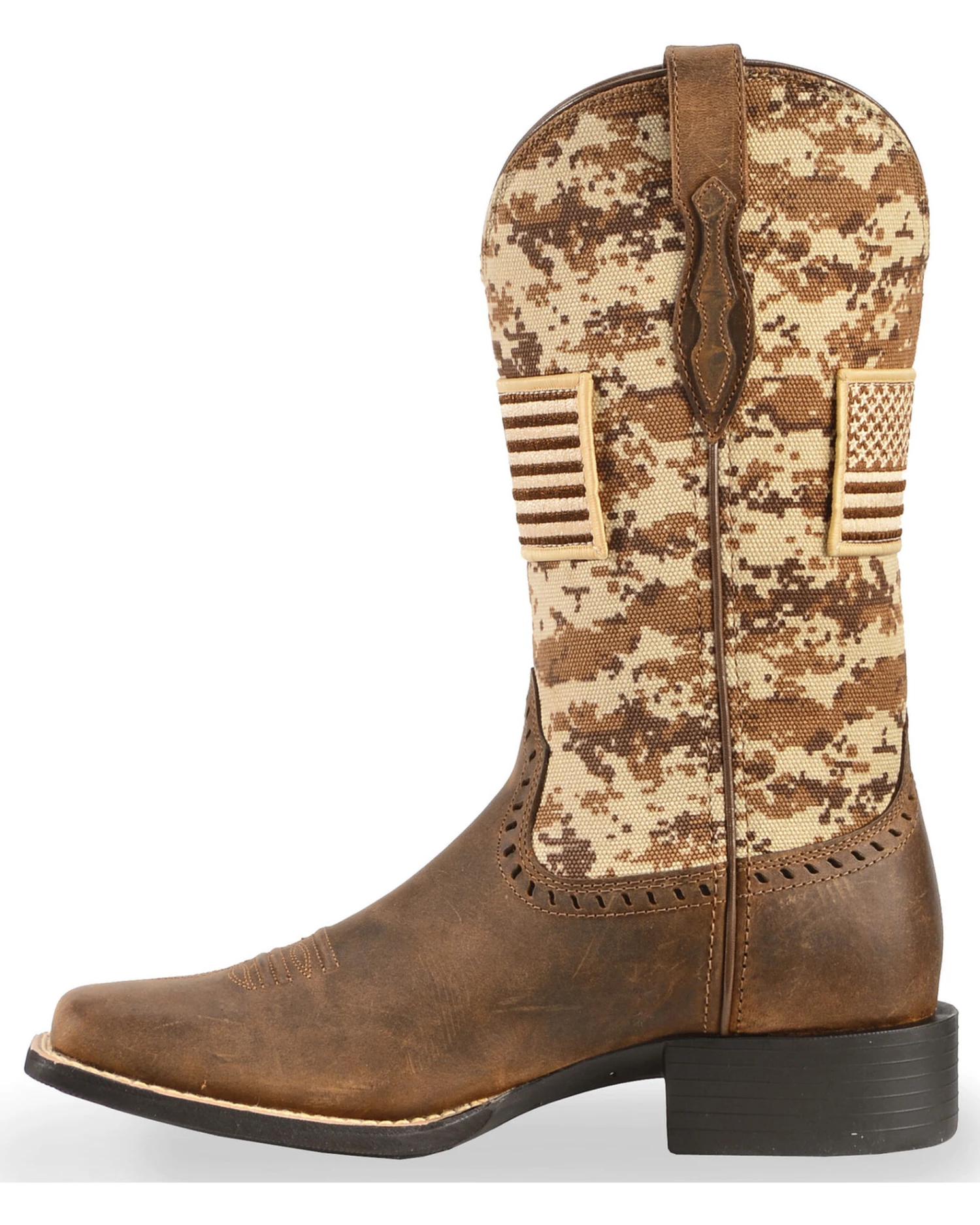 Ariat Women's Round Up Patriot Western Performance Boots - Broad Square Toe - Image 3