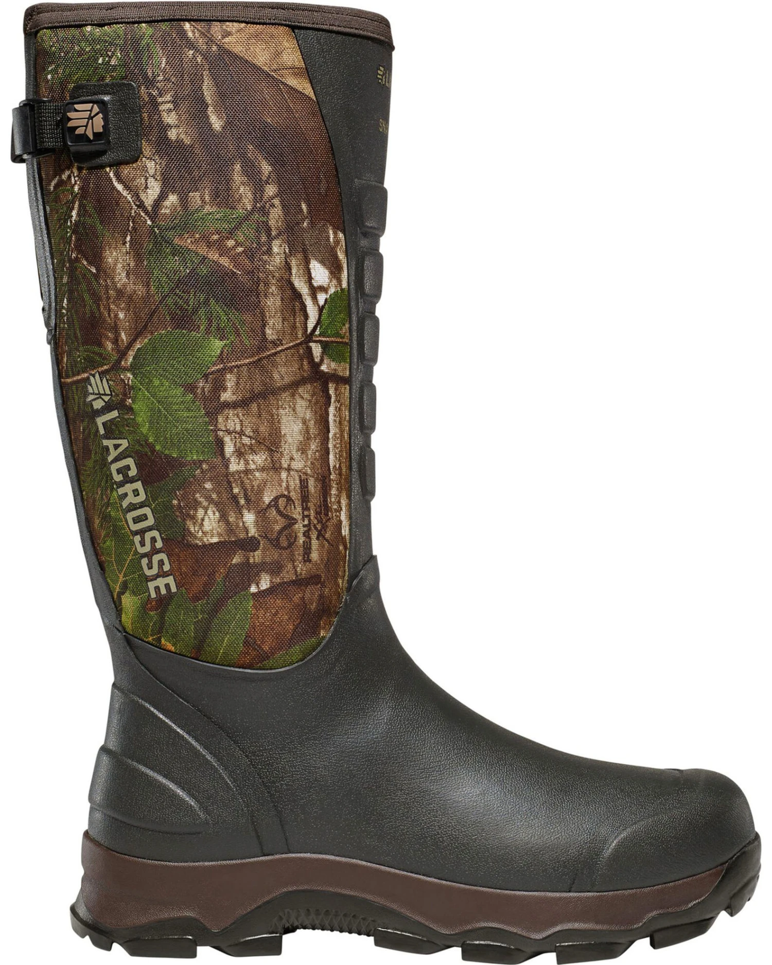 LaCrosse Men's 4X Alpha Realtree Xtra Green Snake Boots - Round Toe