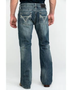 Rock & Roll Denim Men's Pistol Med Bootcut Jeans 