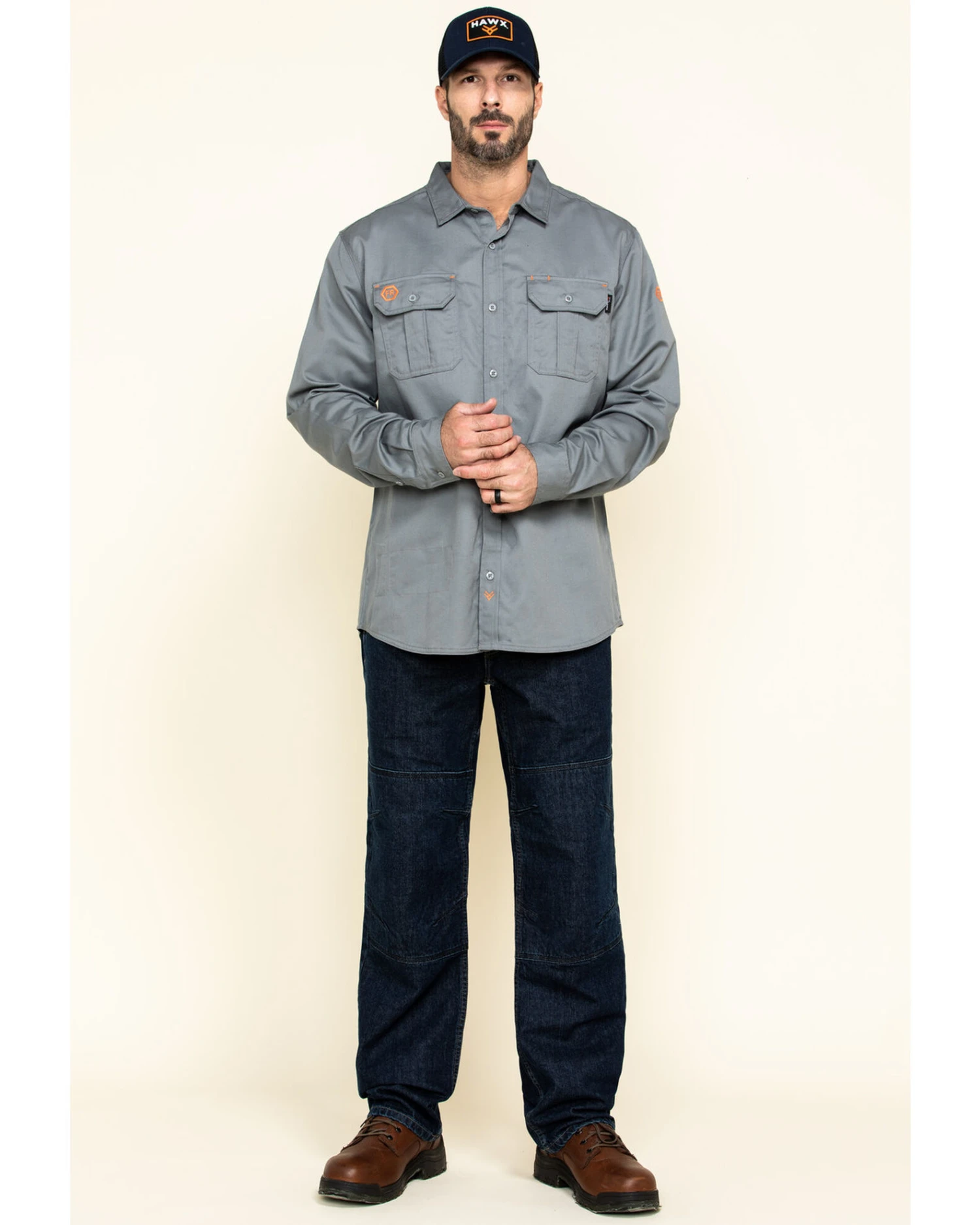 Hawx Men's FR Denim Straight Work JeansĀ - Image 6