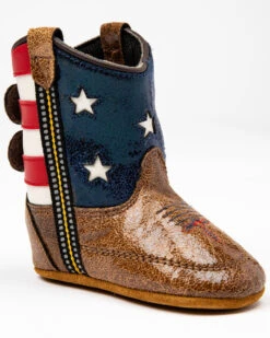 Cody James Infant Boys' Flag Poppet Western Boots - Round Toe