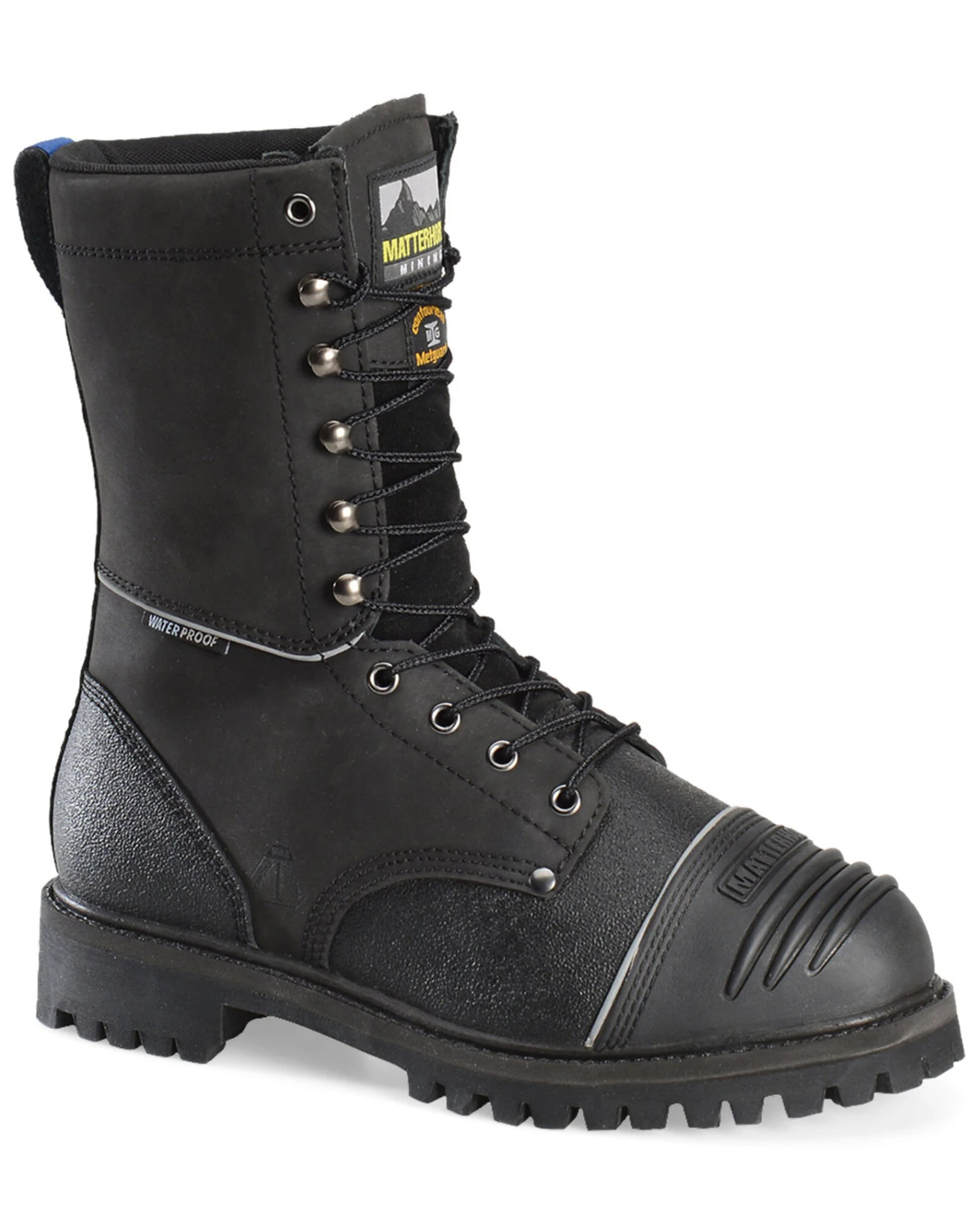 Matterhorn Men's Waterproof Lace-Up Met Guard Work Boots - Steel Toe