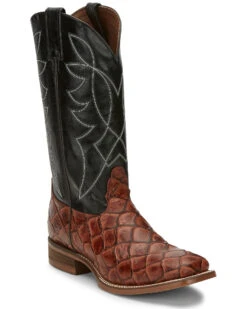 Nocona Men's Go Round Cognac Western Boots - Square Toe