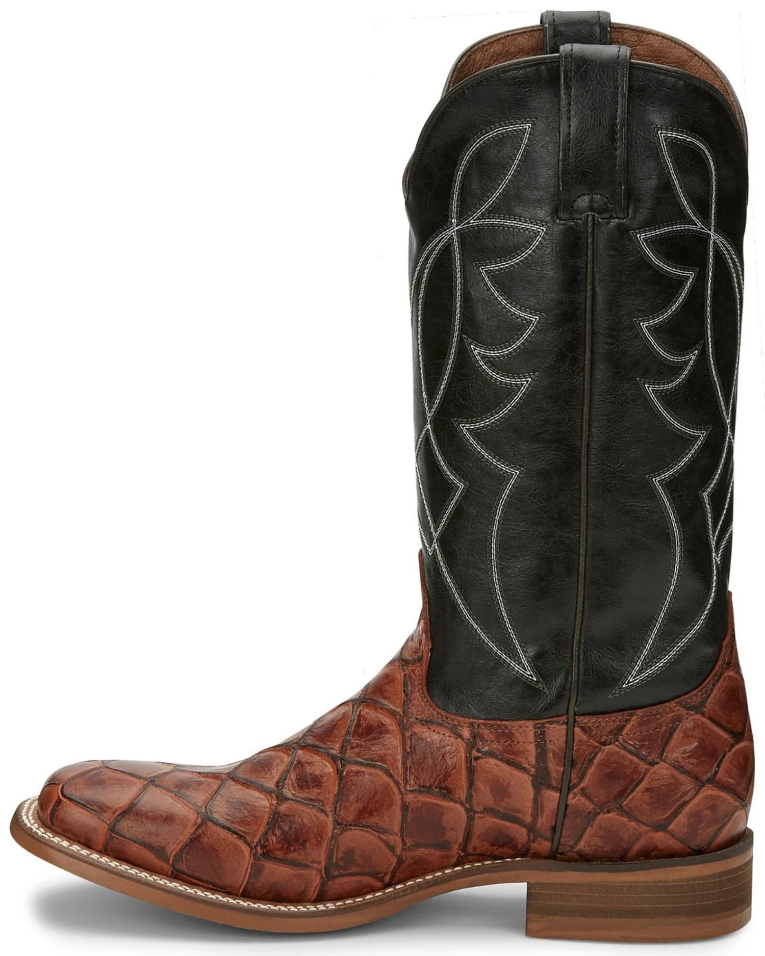 Nocona Men's Go Round Cognac Western Boots - Square Toe - Image 3