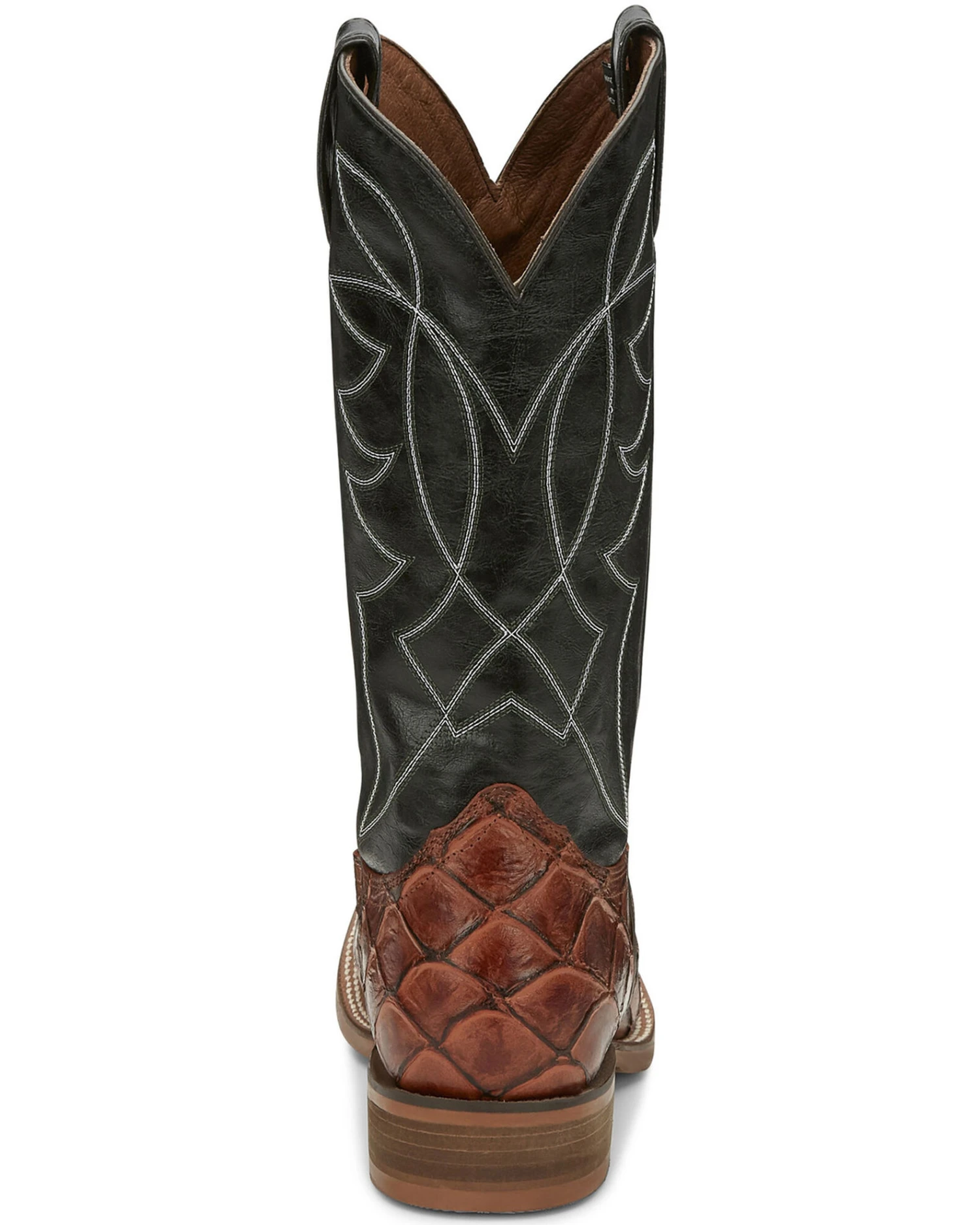 Nocona Men's Go Round Cognac Western Boots - Square Toe - Image 4