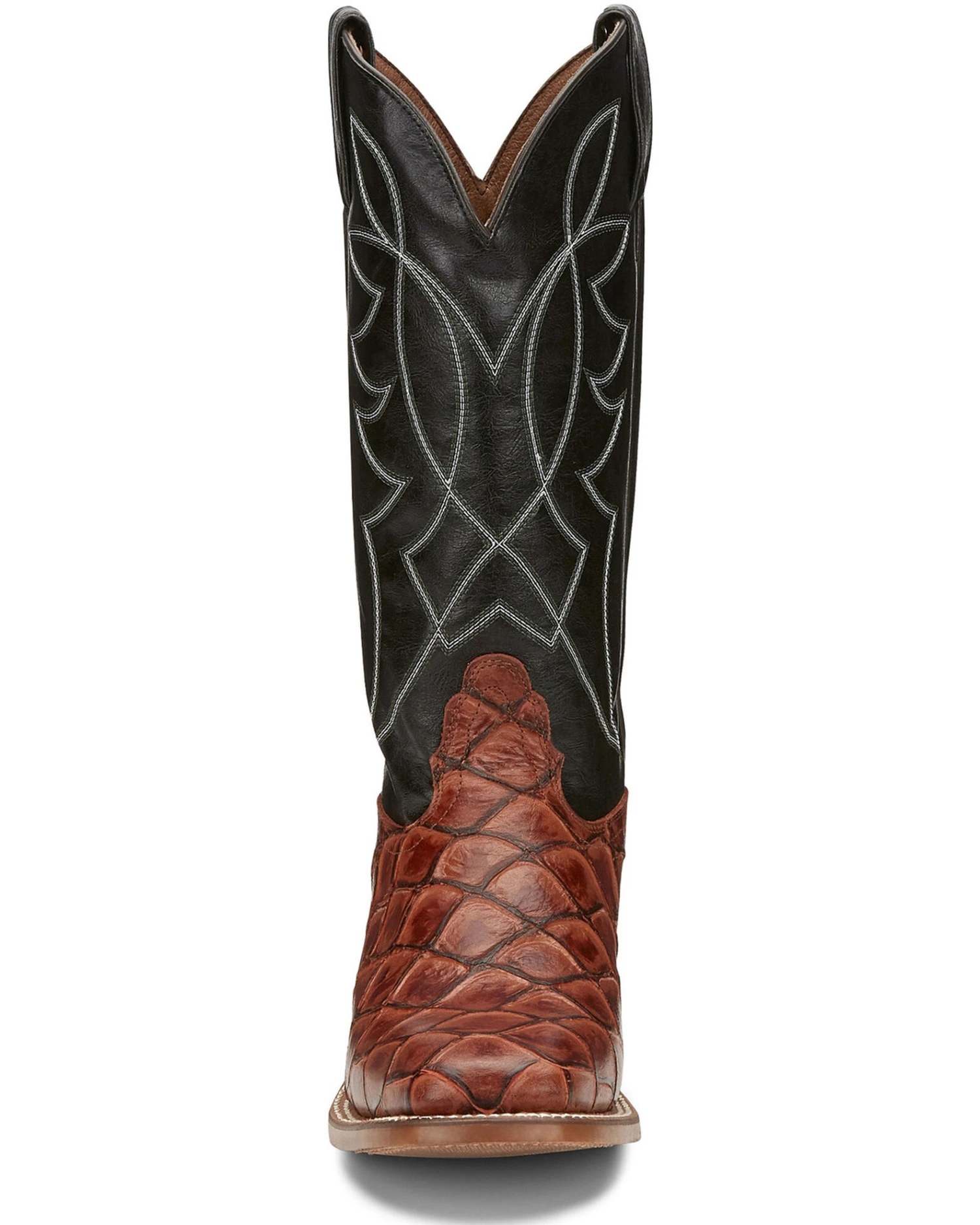 Nocona Men's Go Round Cognac Western Boots - Square Toe - Image 5