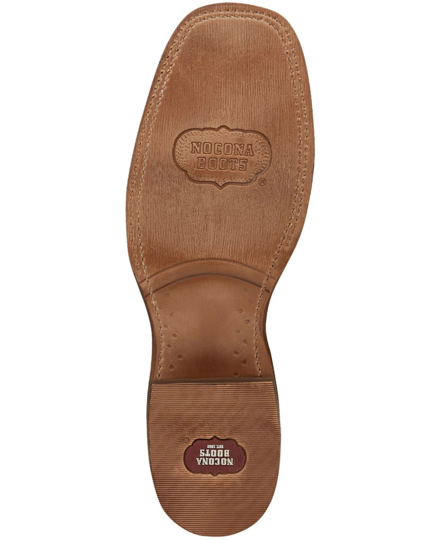 Nocona Men's Go Round Cognac Western Boots - Square Toe - Image 7