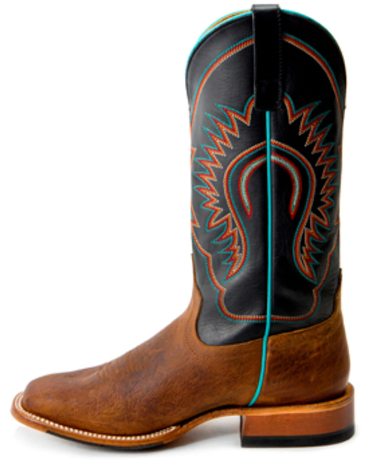 Horse Power Men's Bison Western Boots - Broad Square Toe - Image 2