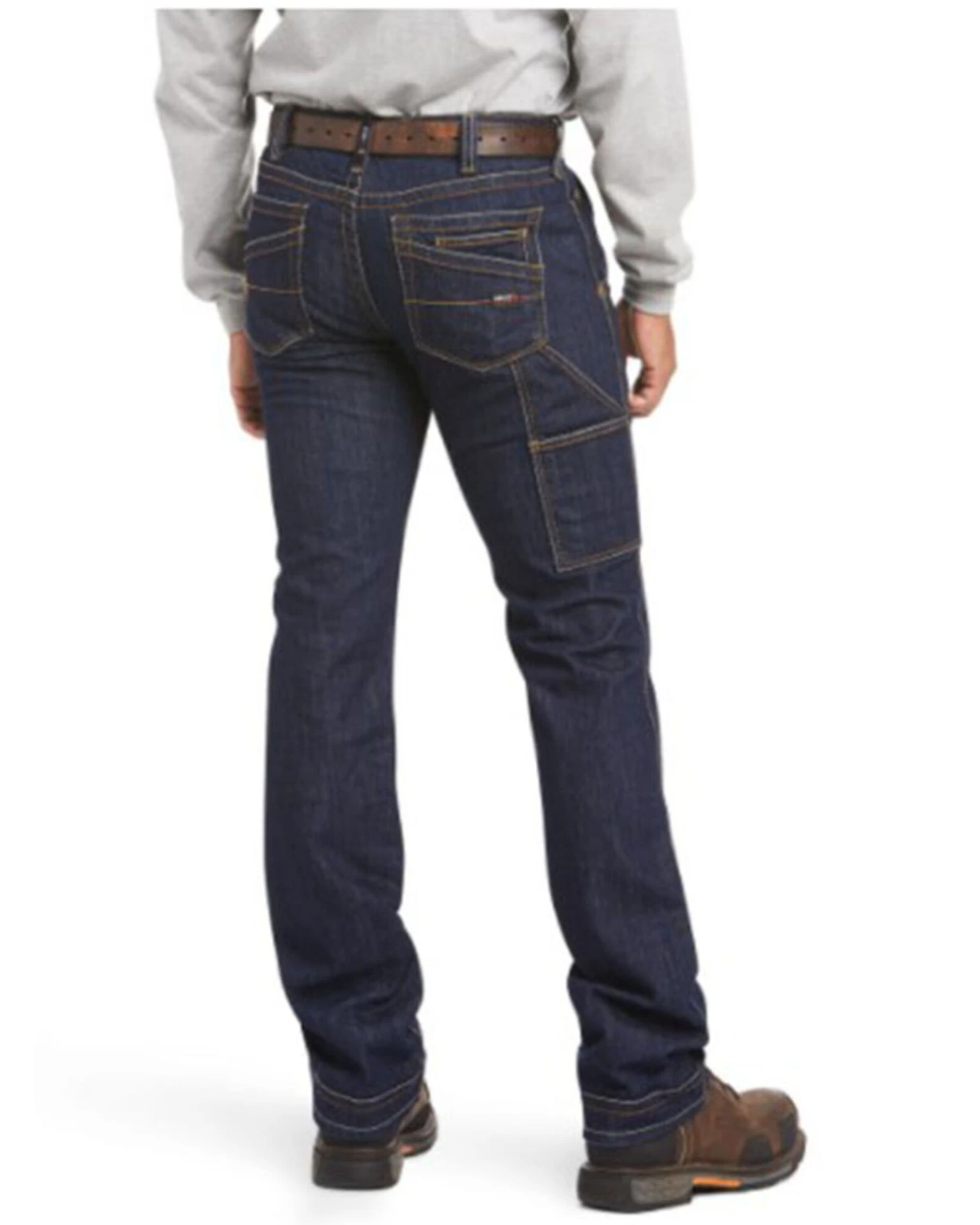 Ariat Men's FR M7 Durastretch Workhouse Slim Straight Work Jeans - Image 2