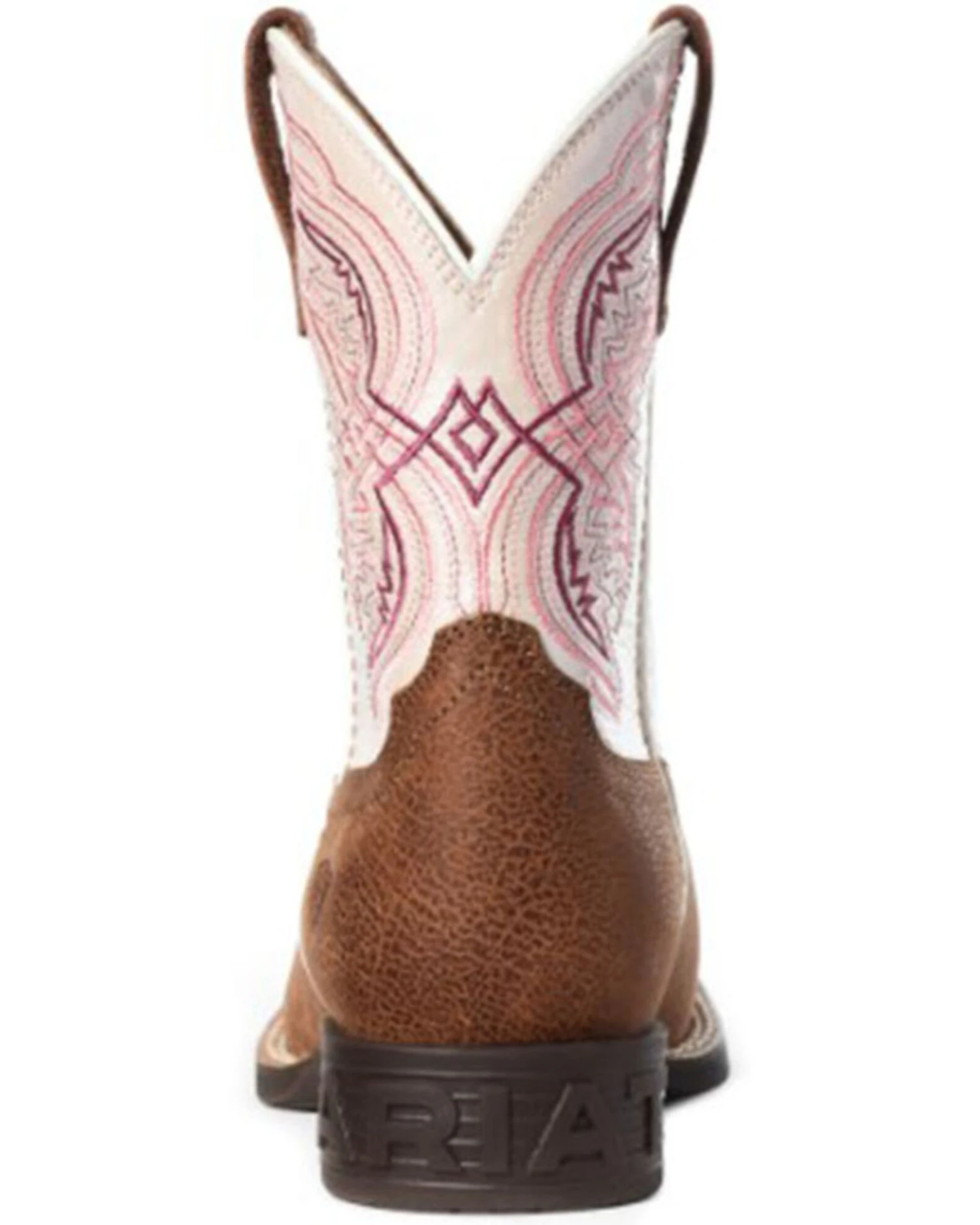 Ariat Girls' Double Kicker Western Boots - Broad Square Toe - Image 3