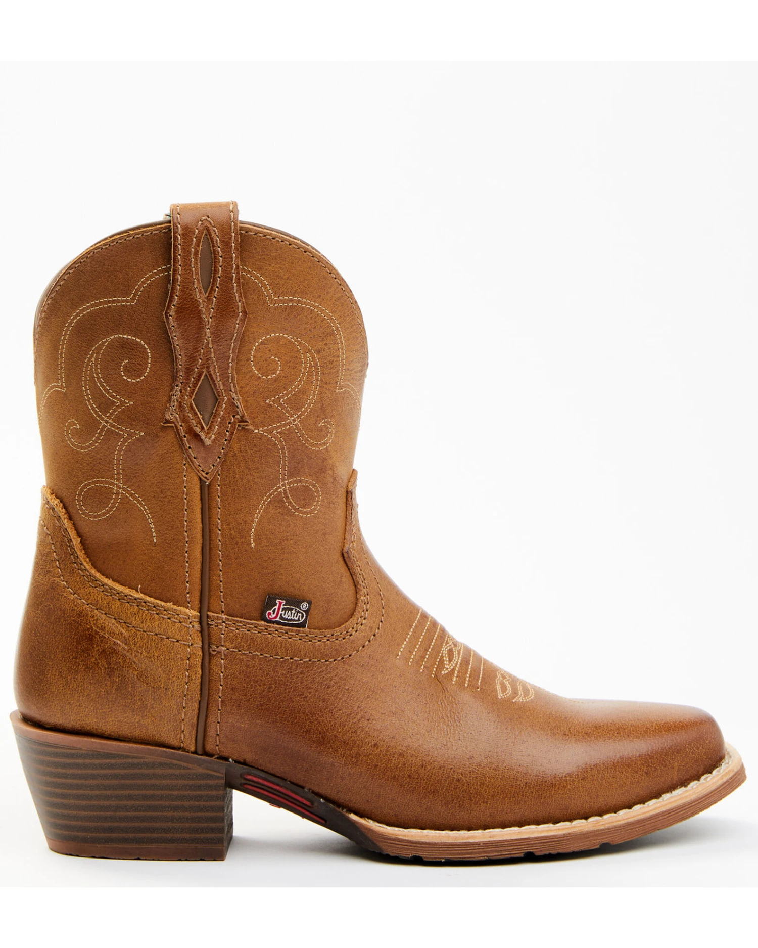 Justin Women's Chellie Western Booties - Square Toe - Image 2