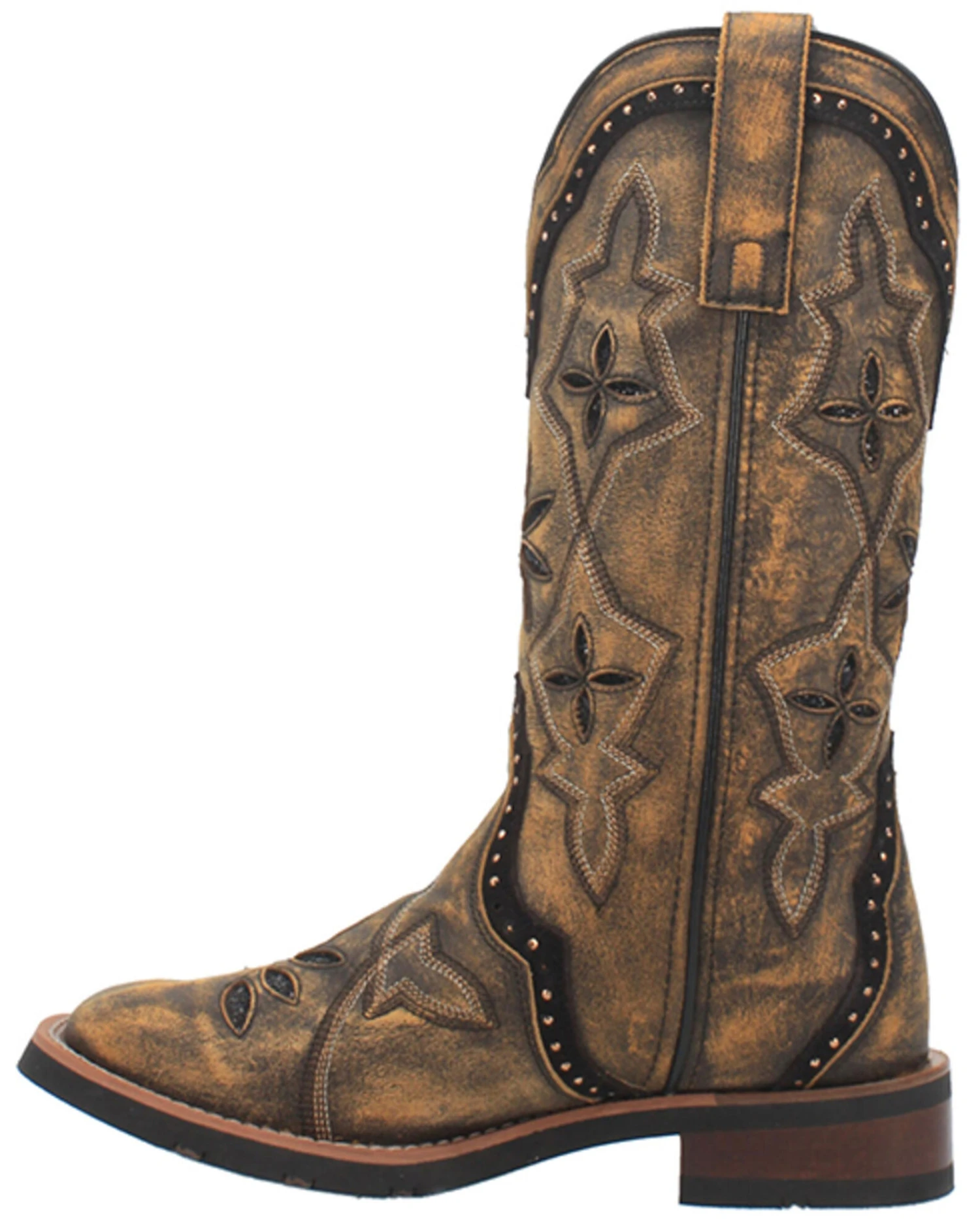 Laredo Women's Bouquet Western Performance Boots - Broad Square Toe - Image 3