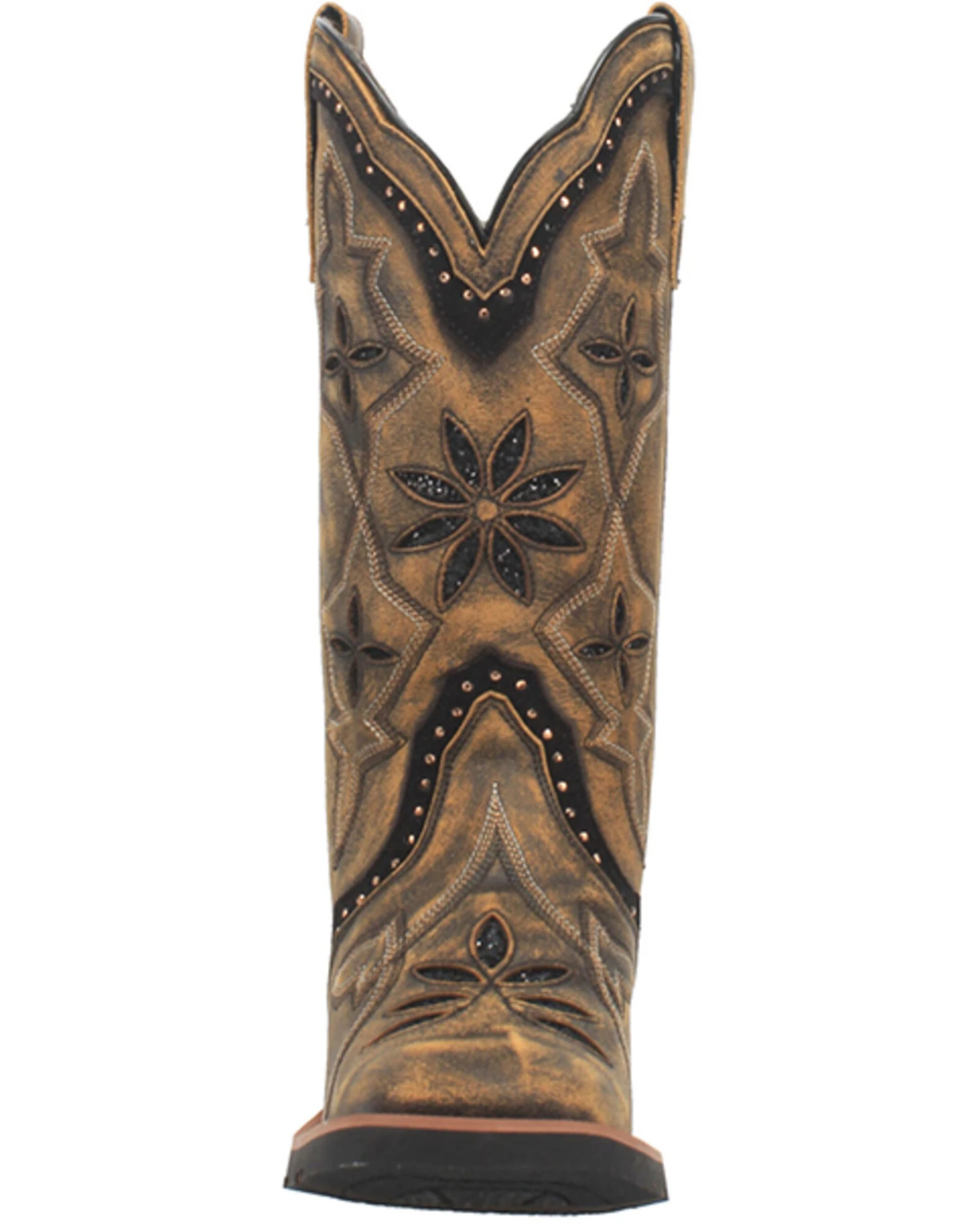Laredo Women's Bouquet Western Performance Boots - Broad Square Toe - Image 4