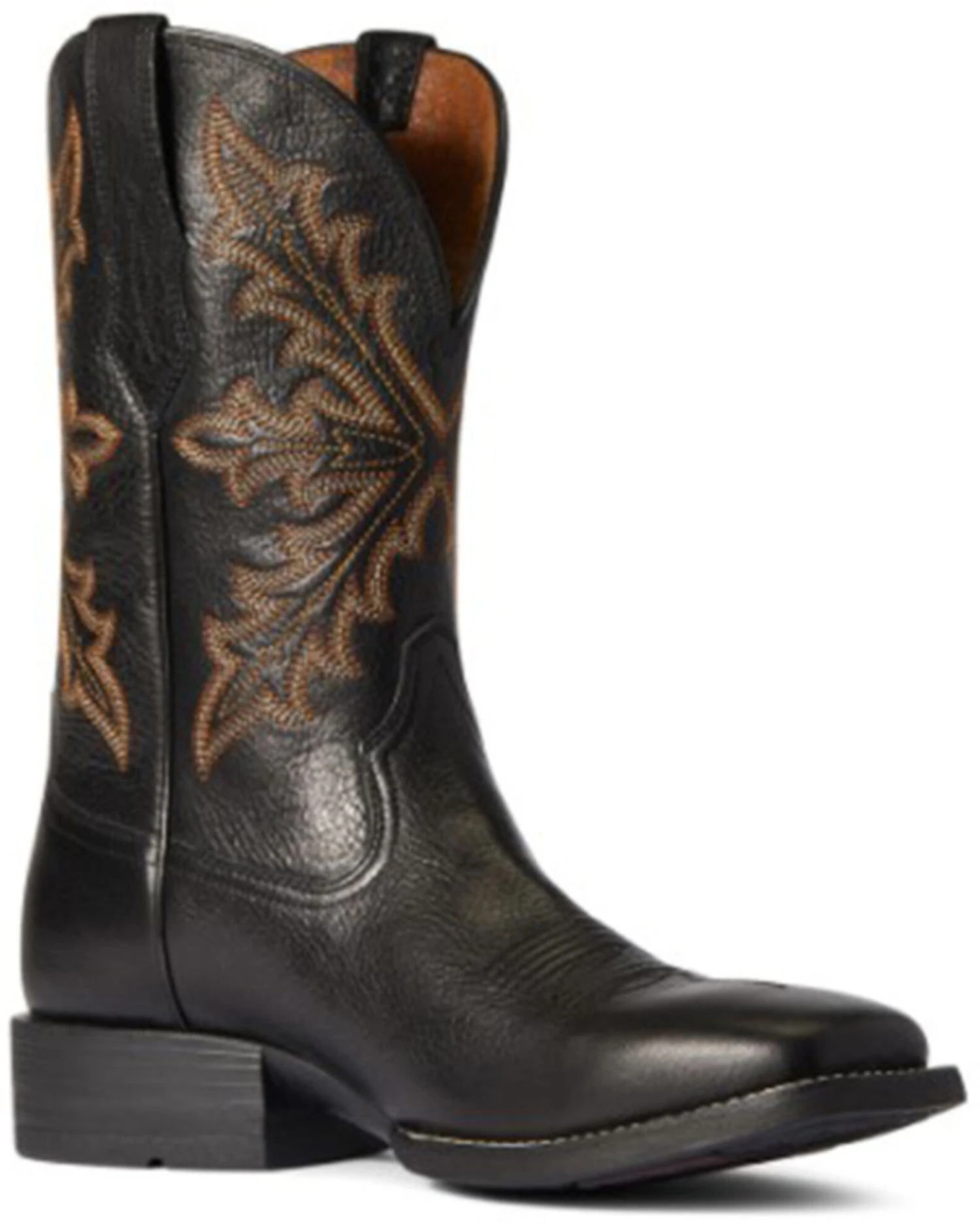 Ariat Men's Qualifier Night Sky Western Performance Boots - Broad Square Toe