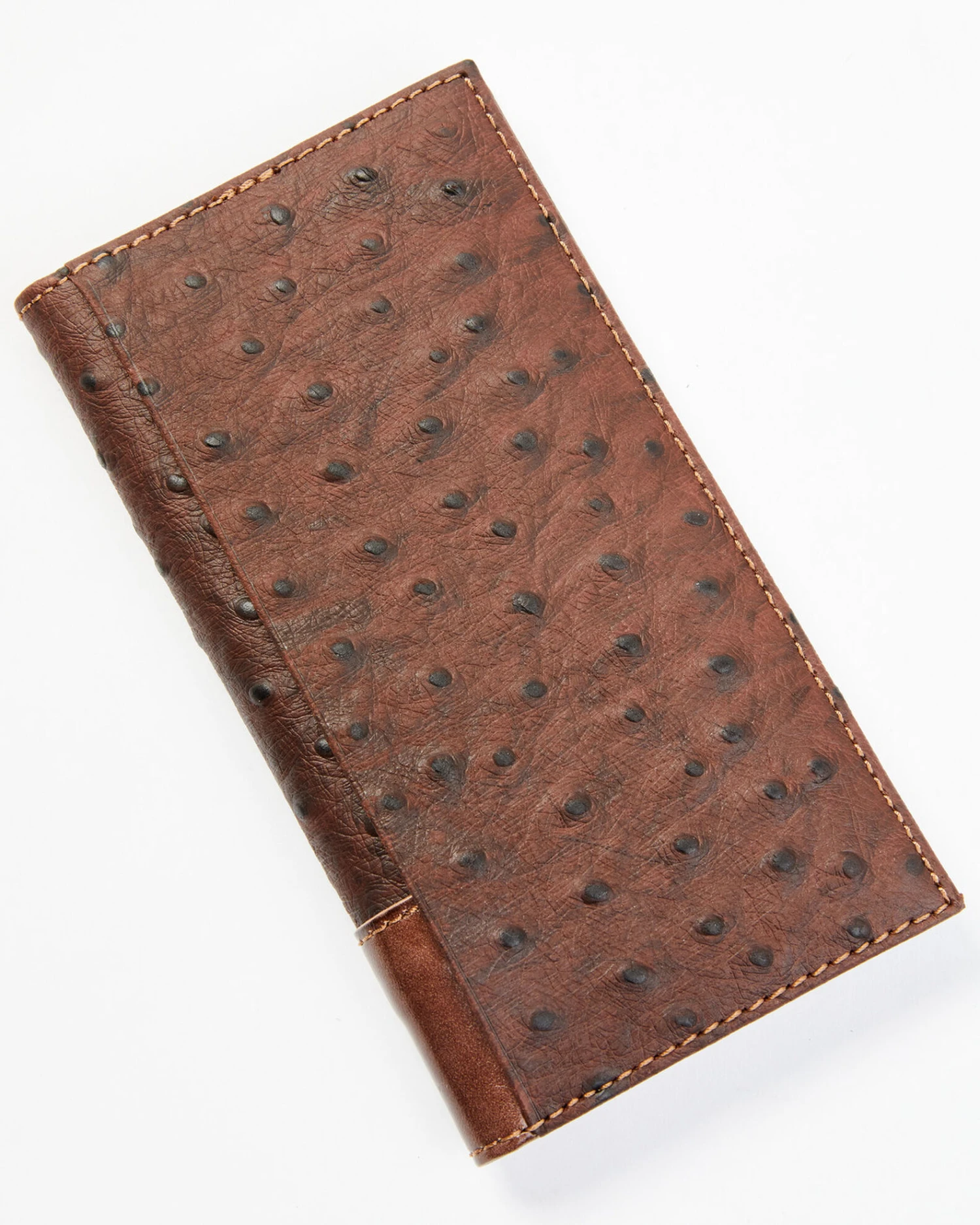 Cody James Men's Bifold Ostrich Print Embossed Rodeo Wallet - Image 3