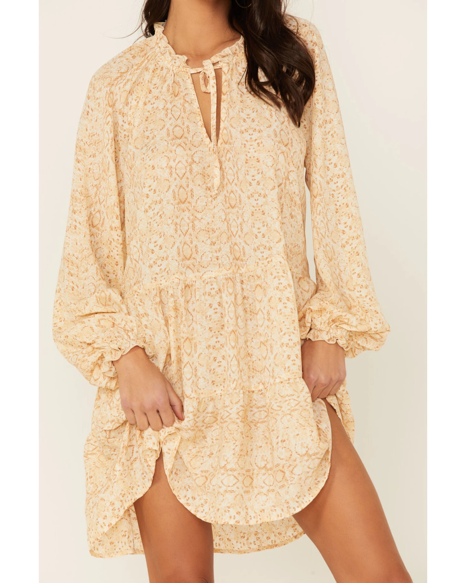 Show Me Your Mumu Multicolored Snake Print Birdie MiniĀ Dress - Image 2