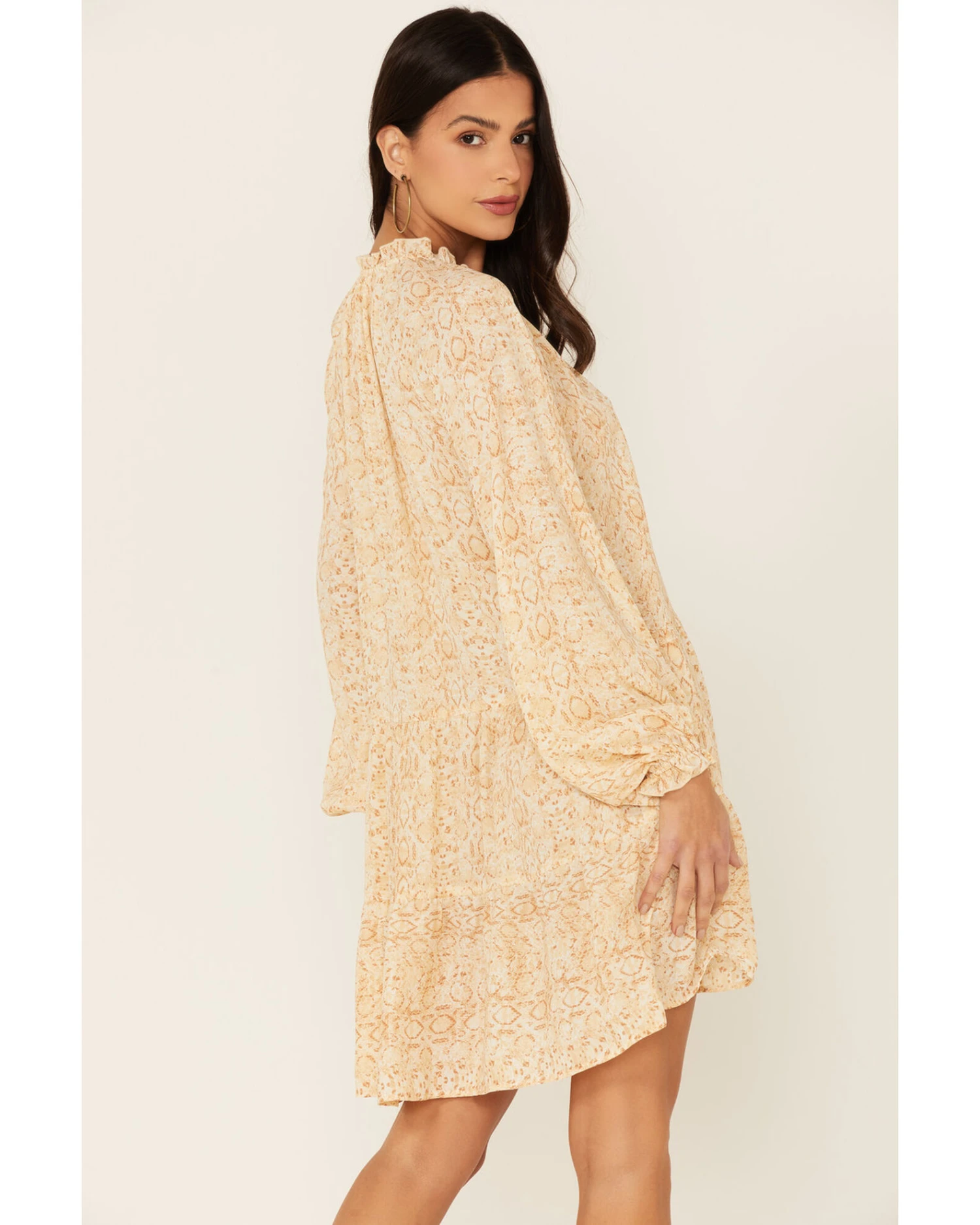 Show Me Your Mumu Multicolored Snake Print Birdie MiniĀ Dress - Image 3