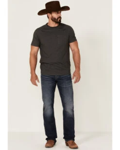 Moonshine Spirit Men's Winchester Dark Wash Stackable Stretch Straight Leg JeansÂ
