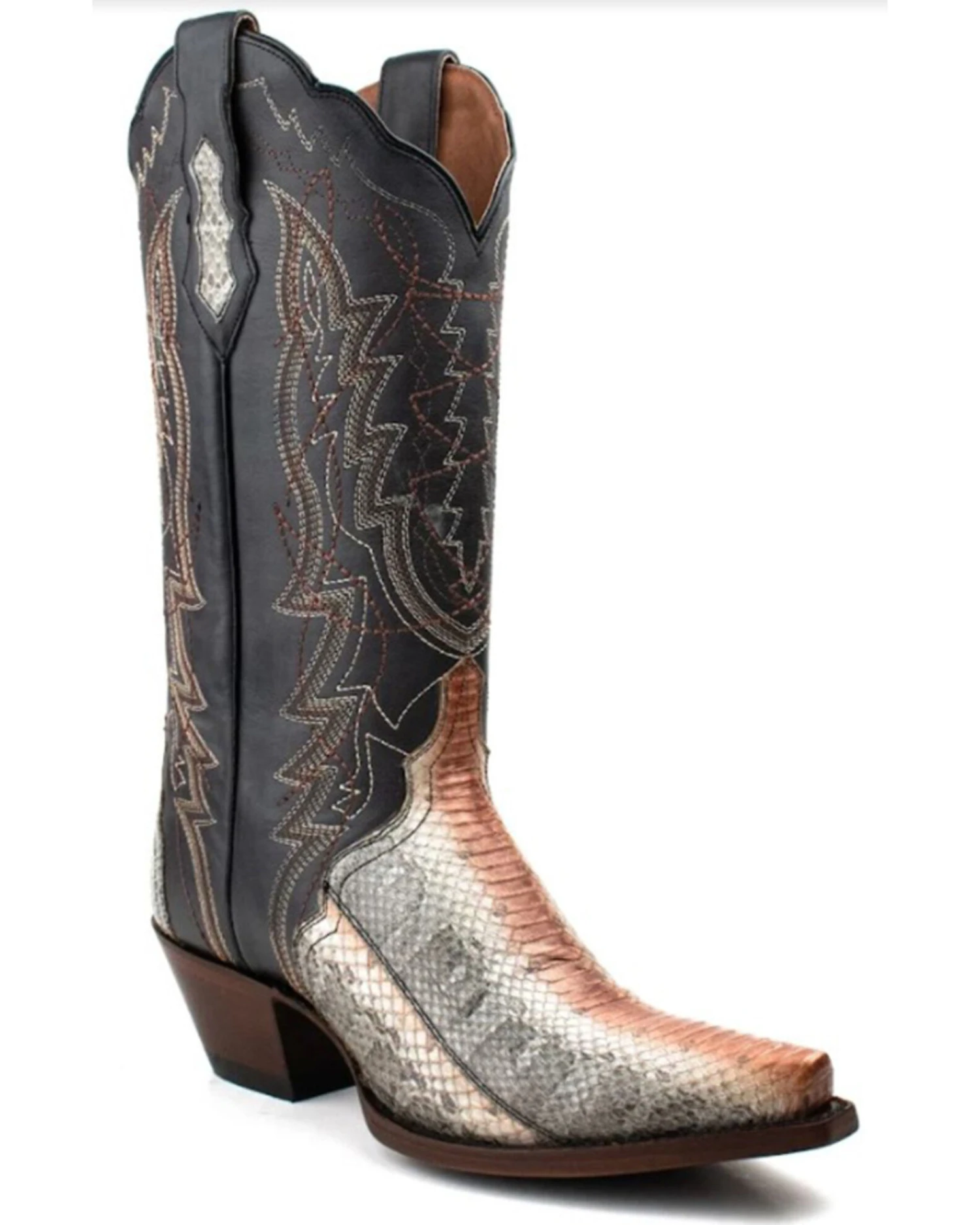 Dan Post Women's Zacatecas Exotic Watersnake Western Boots - Snip Toe