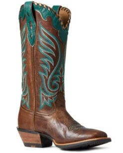 Ariat Women's Weathered Crossfire Picante Performance Western Boots - Broad Square Toe 