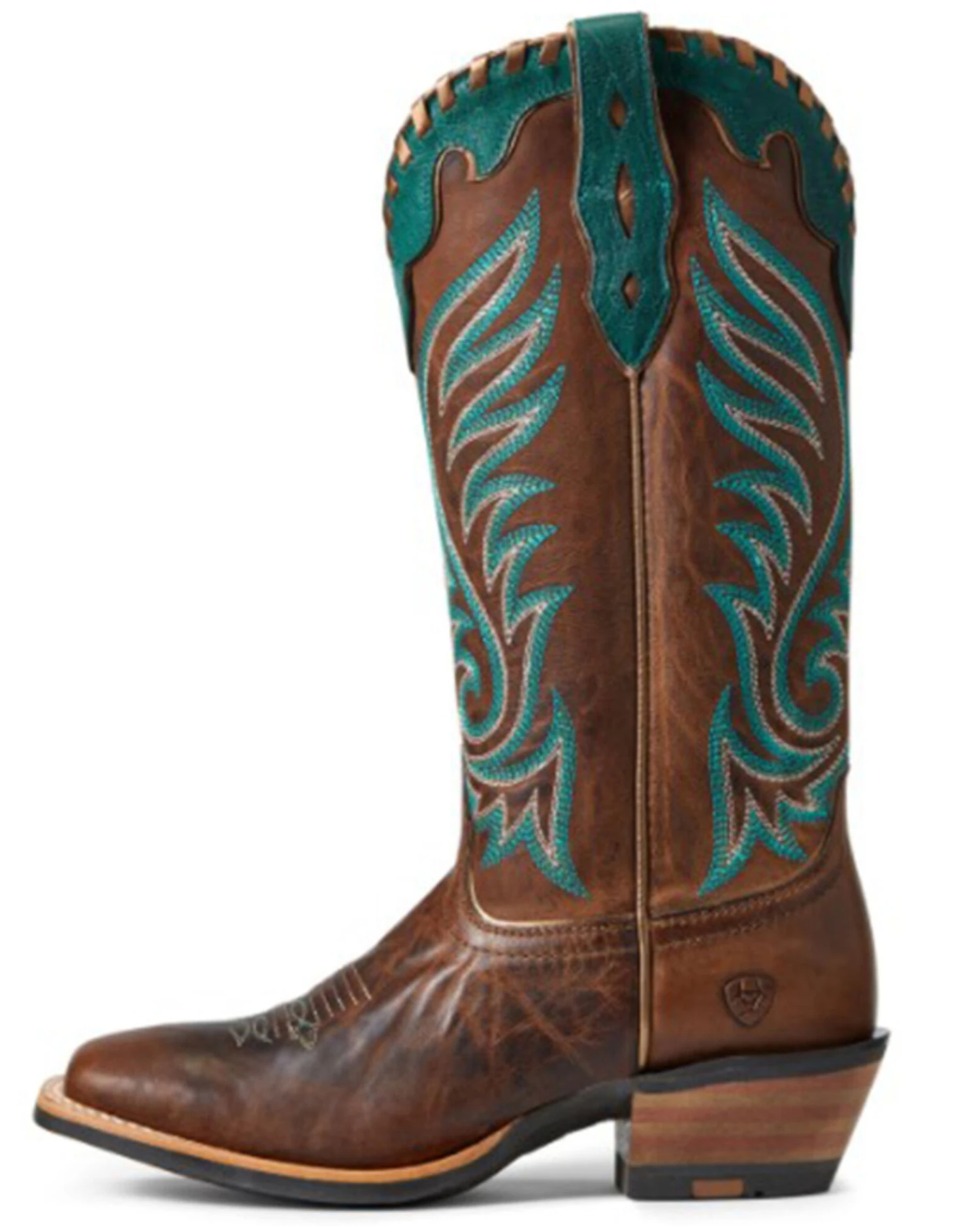 Ariat Women's Weathered Crossfire Picante Performance Western Boots - Broad Square Toe - Image 2