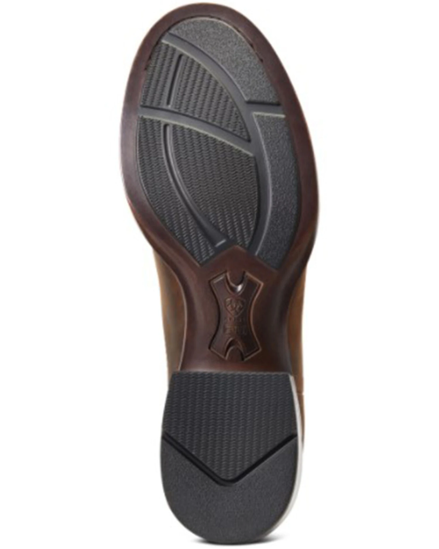 Ariat Men's Booker Distressed Brown Ultra Full-Grain Leather Ankle Boot - Round Toe - Image 5