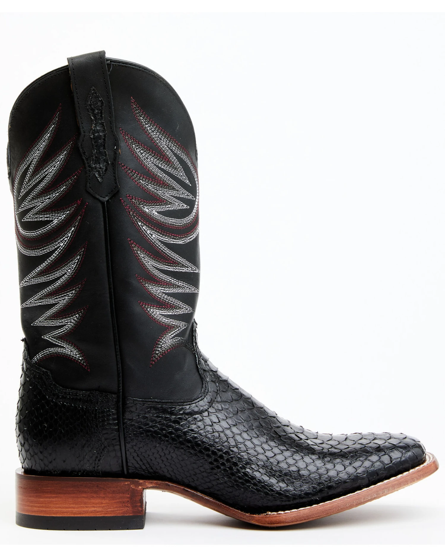 Cody James Men's Matte Python Exotic Western Boots - Broad Square Toe - Image 2