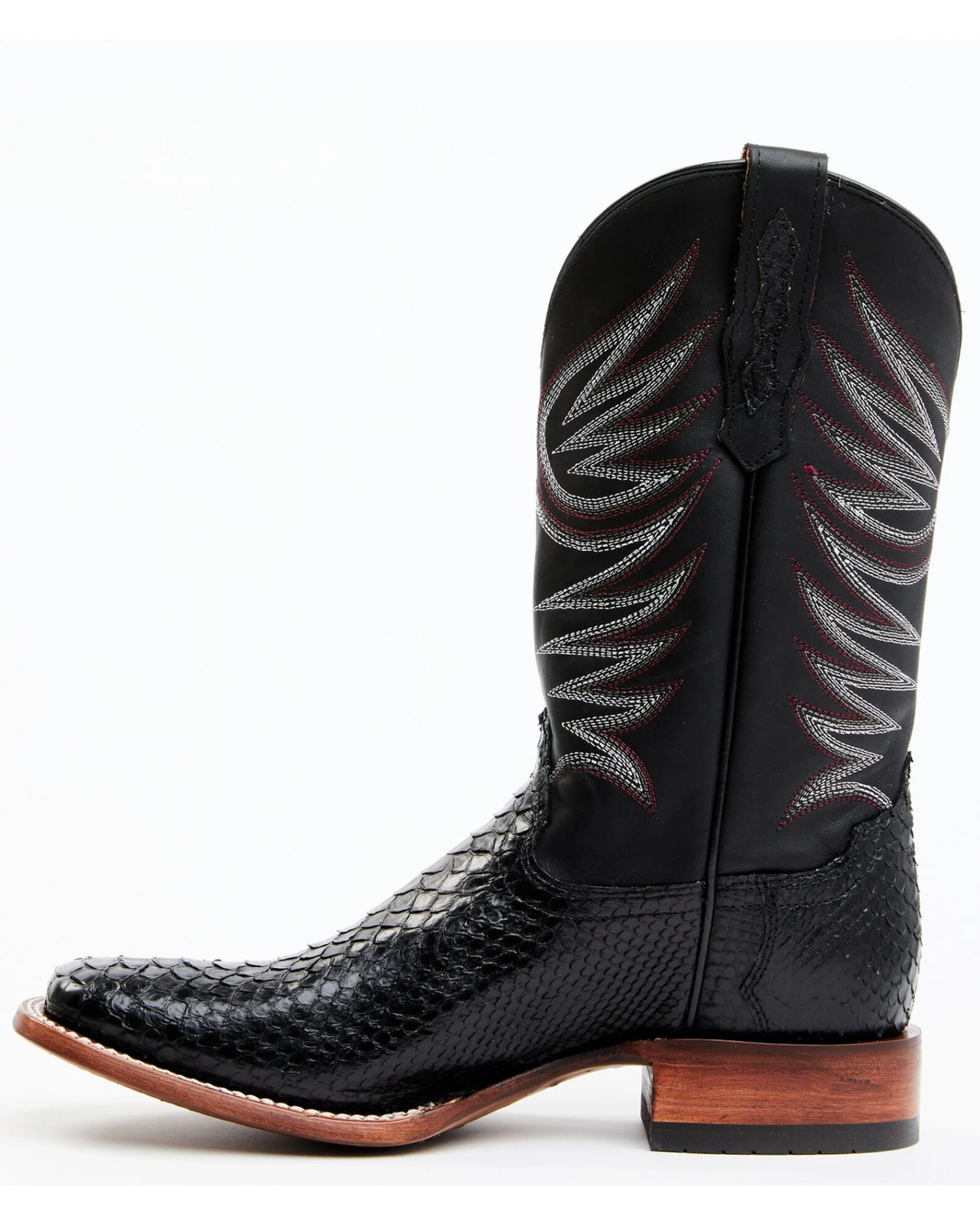 Cody James Men's Matte Python Exotic Western Boots - Broad Square Toe - Image 3