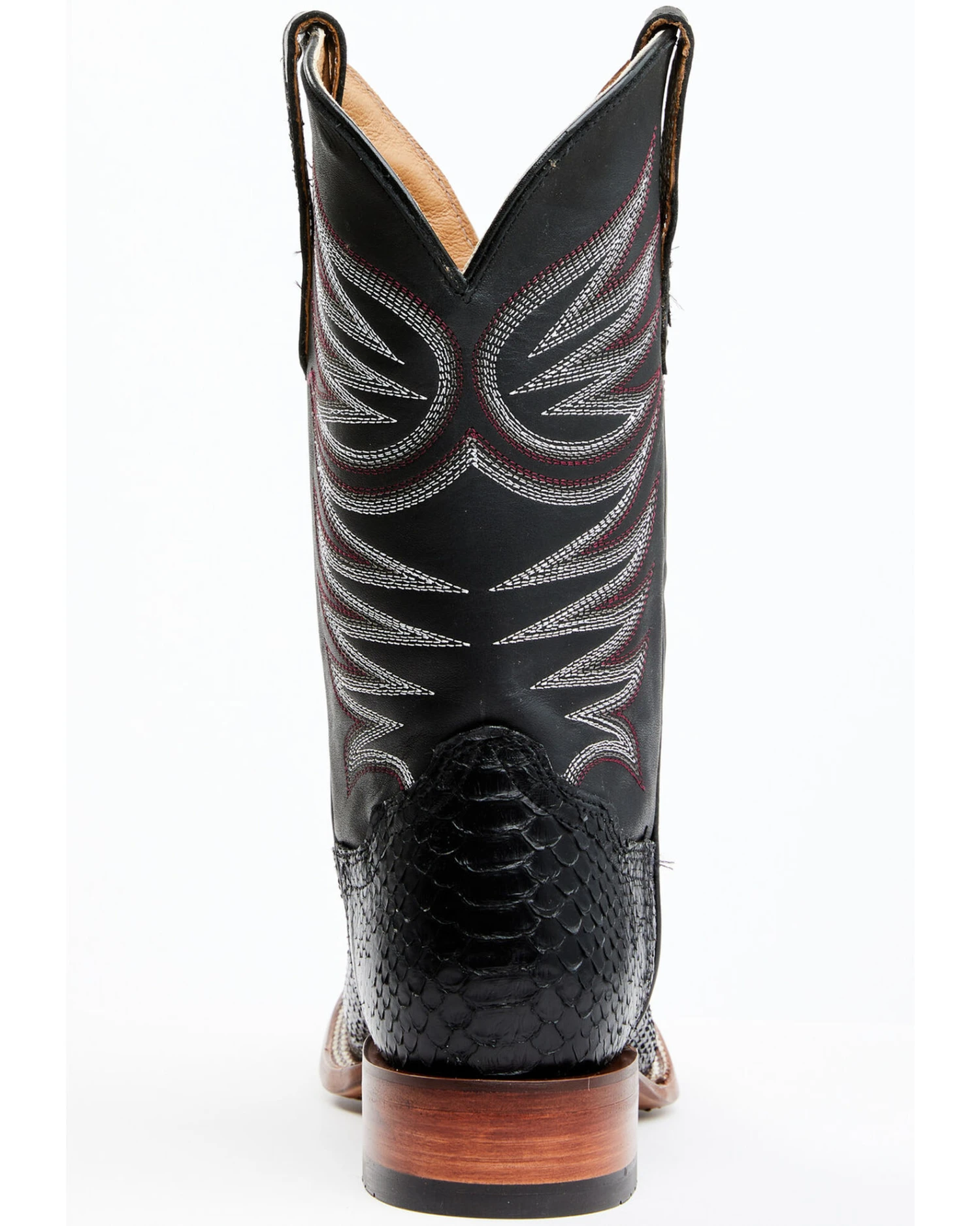 Cody James Men's Matte Python Exotic Western Boots - Broad Square Toe - Image 5