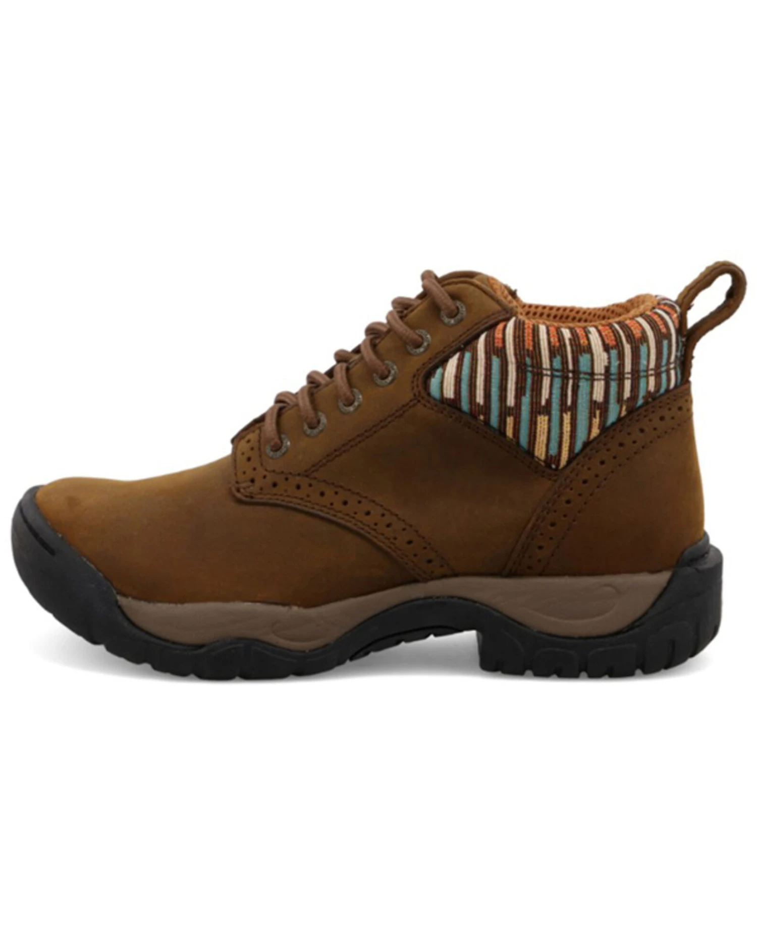 Twisted X Women's 4" All Around Lace-Up Hiking Multi Brown Work Boot - Round Toe - Image 3