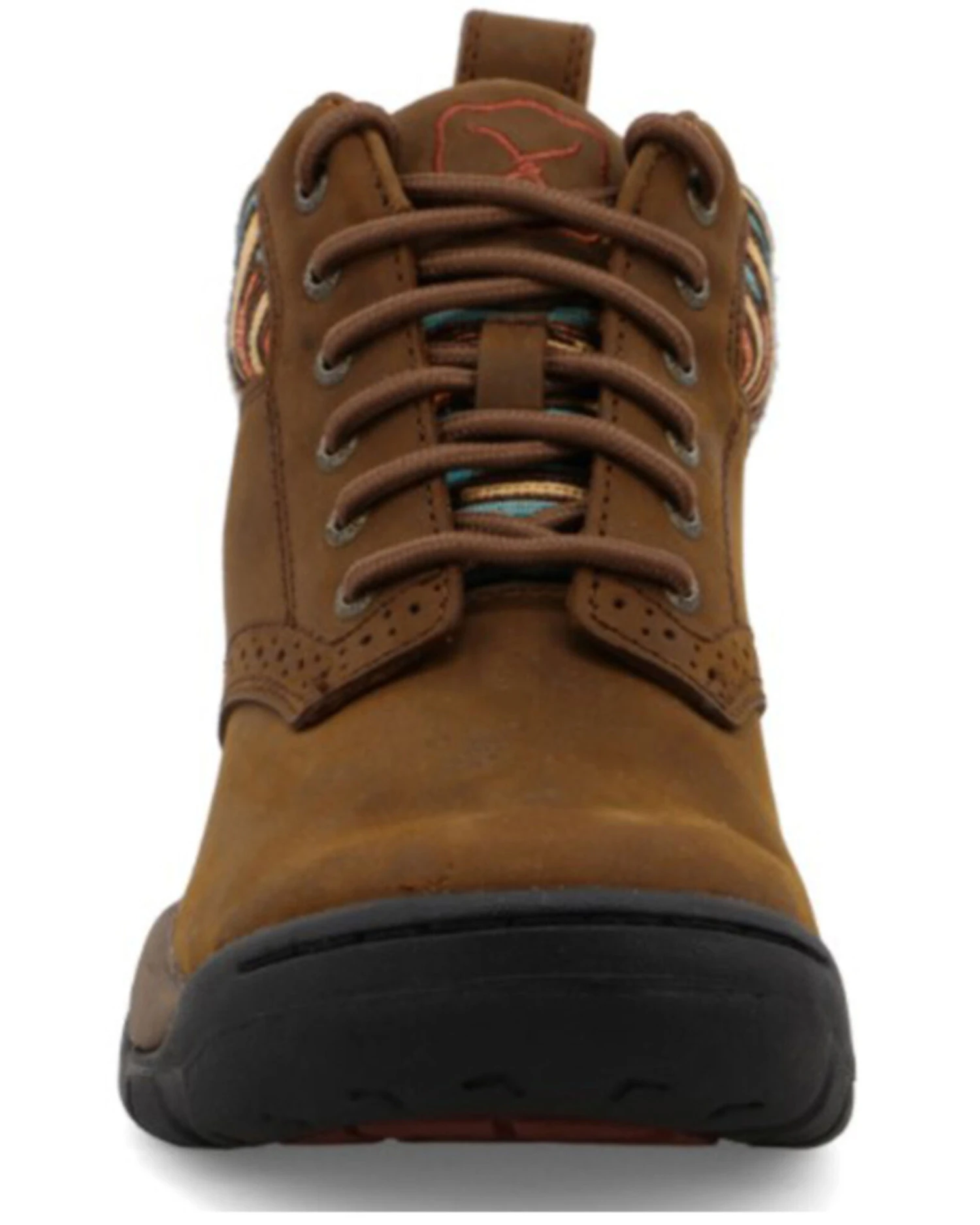 Twisted X Women's 4" All Around Lace-Up Hiking Multi Brown Work Boot - Round Toe - Image 4