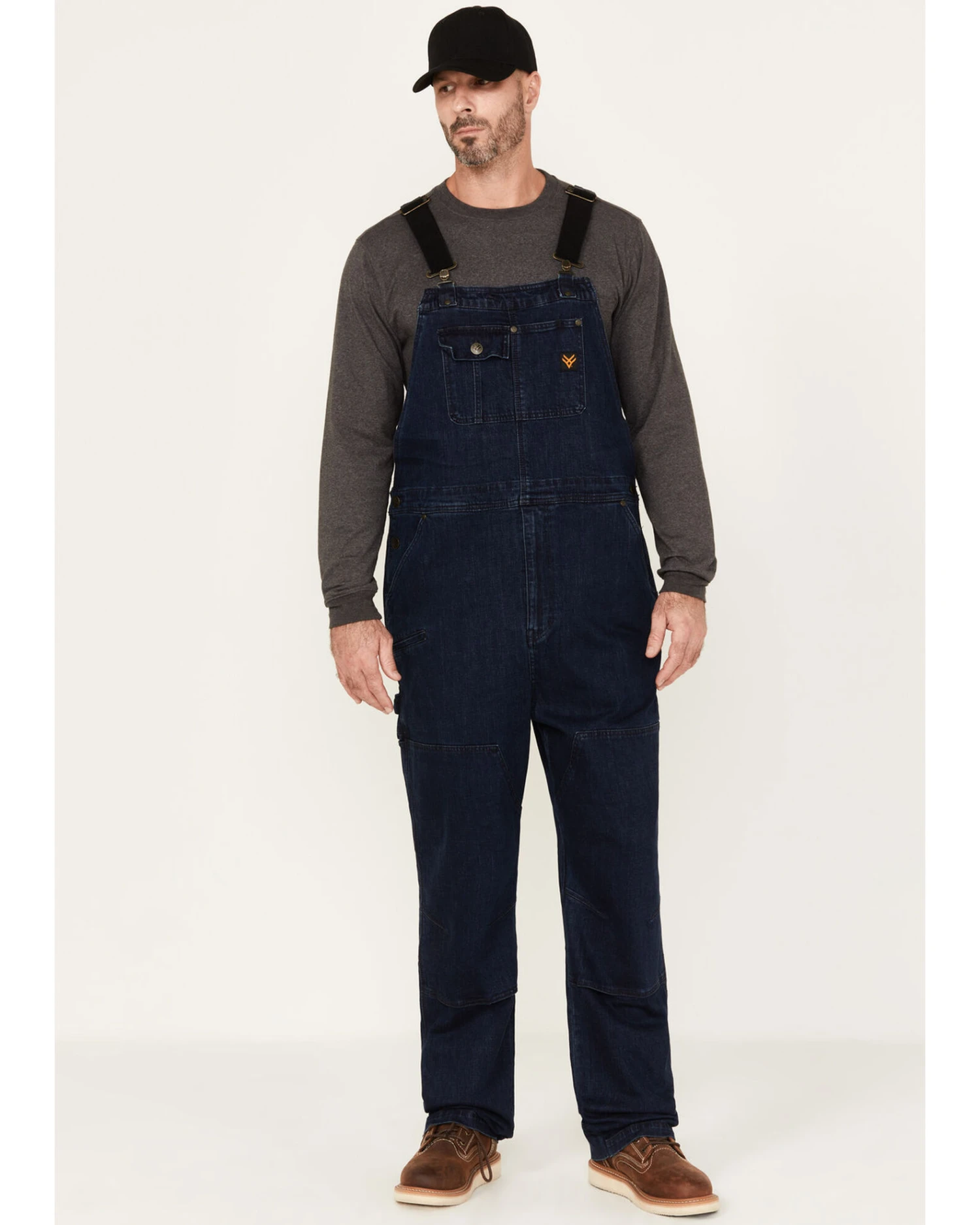 Hawx Men's Stretch Denim BibĀ Overalls
