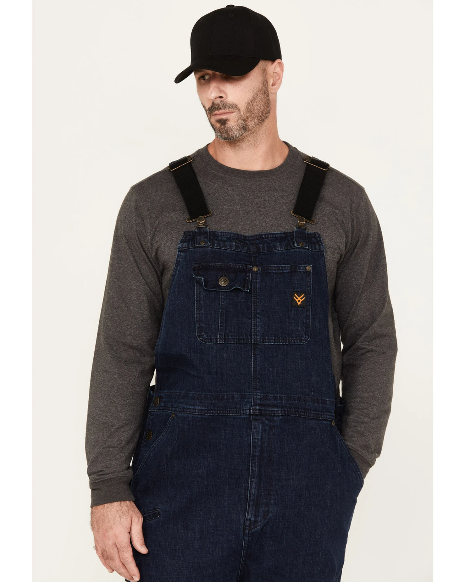 Hawx Men's Stretch Denim BibĀ Overalls - Image 2