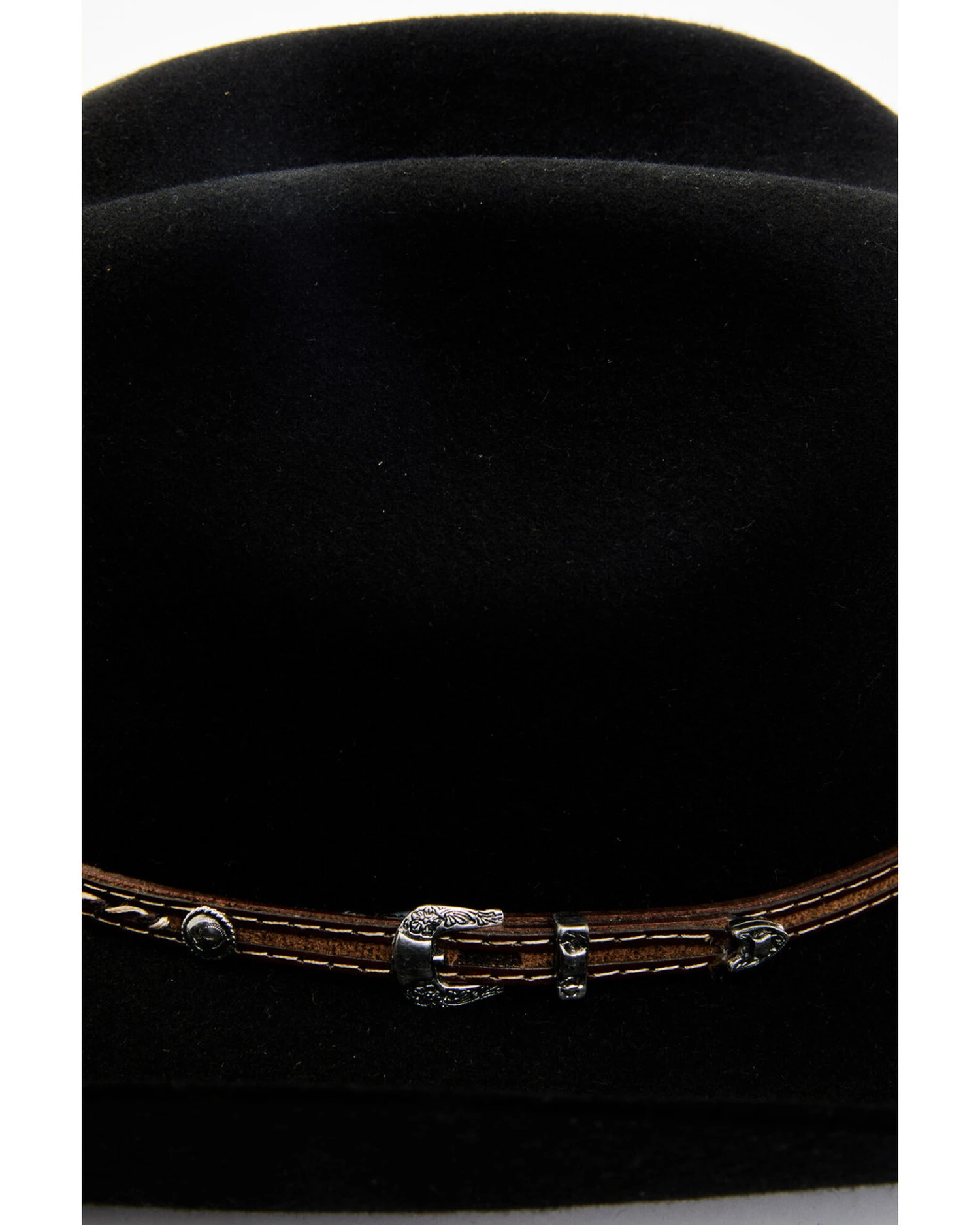 Cody James Men's 3X Black Leather Lace Band Wool Felt Western Hat - Image 2