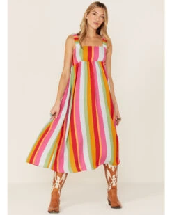 Show Me Your Mumu Women's Multi Fling Midi Dress