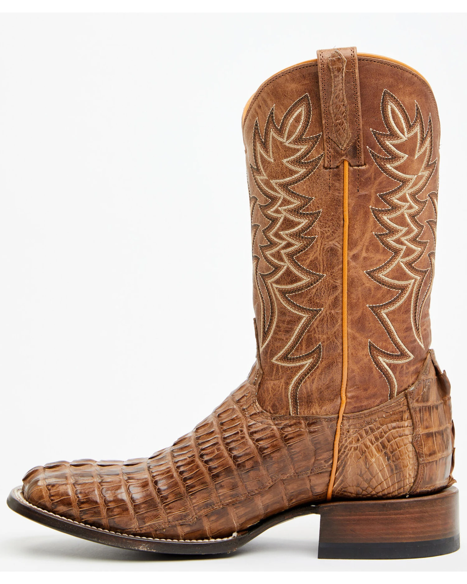 Cody James Men's Exotic Caiman Tail Western Boots - Broad Square Toe - Image 3