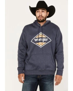 Wrangler Men's Southwestern Logo Graphic Hooded SweatshirtÂ