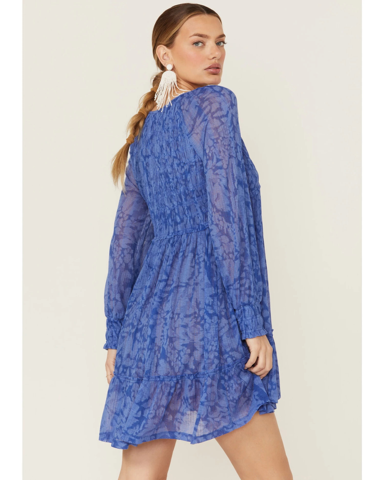 Beyond The Radar Women's Long Sleeve Knit Mini Dress - Image 3